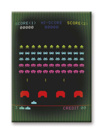 Magnete Calamita Frigorifero Videogame Atari Space Invaders