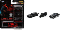 Set Modellini Batmobile 3 Pack Diecast Nano Rides Batman