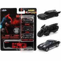 Set Modellini Batmobile 3 Pack Diecast Nano Rides Batman