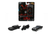 Set Modellini Batmobile 3 Pack Diecast Nano Rides Batman