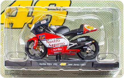 Modellino Moto Aprilia RSW 250 1197 Jerez Valentino Rossi Collection 1/18