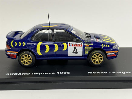 Modellino Rally Subaru Impreza numero 4 1995 McRae & Ringer 1/43 Edicola