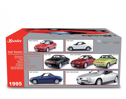 Modellino Alfa Romeo Spider 2.0 Twin Spark 16V Nera Limited Edition Laudaracing
