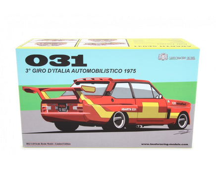 Modellino Fiat Abarth 031 Bertone Giro d'Italia 1975 Ver. Presentazione 1/18
