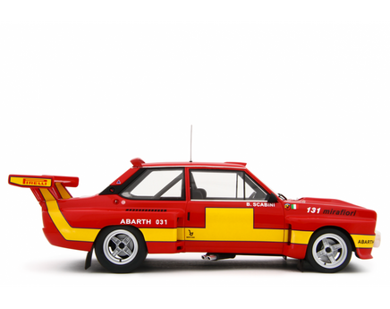 Modellino Fiat Abarth 031 Bertone Giro d'Italia 1975 Ver. Presentazione 1/18
