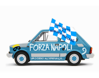Modellino Fiat 126 Forza Napoli Scudetto 1/18