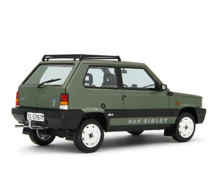 Modellino Fiat Panda 4x4 Sisley 1/18 Verde Laudaracing