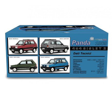 Modellino Fiat Panda 4x4 Sisley 1/18 Verde Laudaracing