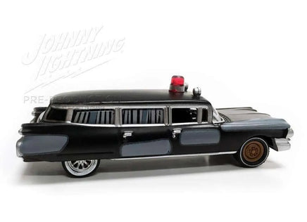 Modellino Diecast Cadillac Black Ghostbusters Pre-Ecto 1/64