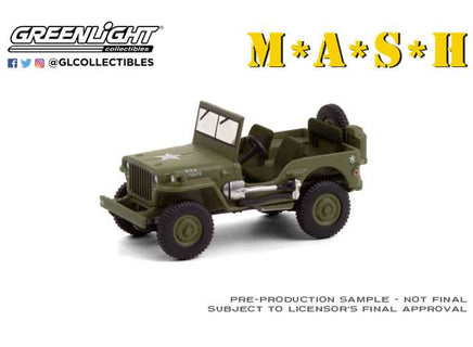 Modellino Jeep Willys MB MASH 1942 U.S. Army Scala 1/64
