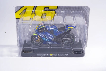 Modellino Moto 2004 Yamaha YZR-M1 Valentino Rossi Collection 1/18