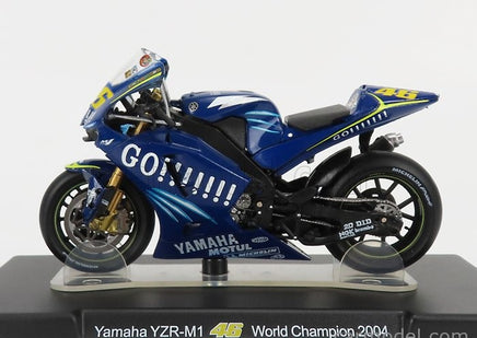 Modellino Moto 2004 Yamaha YZR-M1 Valentino Rossi Collection 1/18