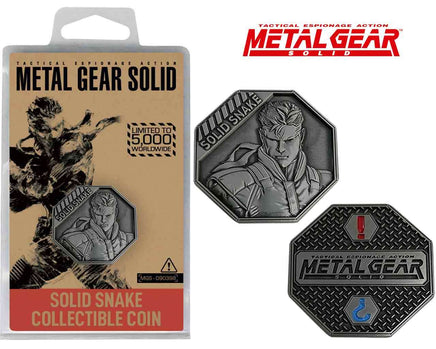 Moneta Metallo Metal Gear Solid Snake
