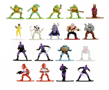 Metal Nano figures Ninja Turtles 18-pack Diecast Jada Toys