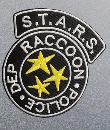 Patch Toppa Resident Evil Stars Raccoon Police Department termoadesiva Nera
