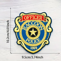 Patch Toppa Resident Evil Stars Officer Raccoon Police Department termoadesiva