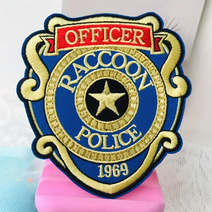 Patch Toppa Resident Evil Stars Officer Raccoon Police Department termoadesiva