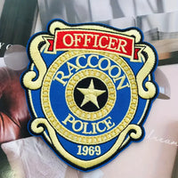 Patch Toppa Resident Evil Stars Officer Raccoon Police Department termoadesiva