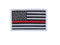Patch Toppa Bandiera USA Thin Red Line Vigili del Fuoco Fire Department