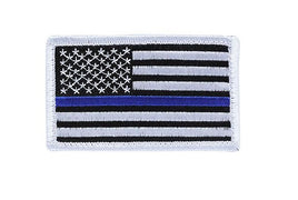 Patch Toppa Bandiera USA Thin Blue Line Police