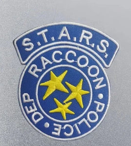 Patch Toppa Resident Evil Stars Raccoon Police Department termoadesiva Blu