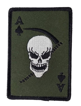 US Army Green Airborne Death Card Patch