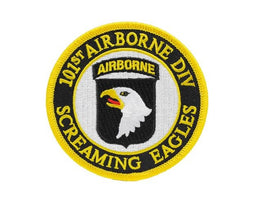 Patch Toppa 101° Divisione Paracadutisti Airborne Aquila US Army rotonda