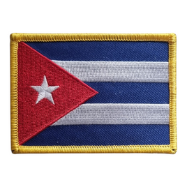 Patch bandiera Cuba termoadesiva