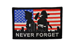 Patch Toppa Bandiera USA Commemorativa 11 Settembre Never Forget 911