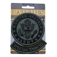 Set 2 Patch Toppe Berretti Verdi Forze Speciali US Army
