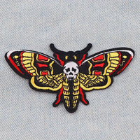 Patch Toppa Falena Sfinge Testa di Morto termoadesiva

