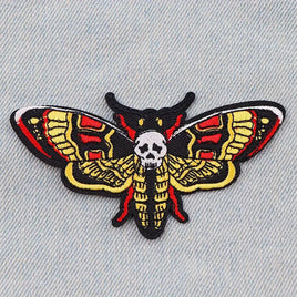 Patch Toppa Falena Sfinge Testa di Morto termoadesiva
