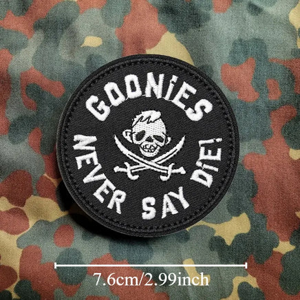 Patch Toppa The Goonies Never Say Die Velcrata
