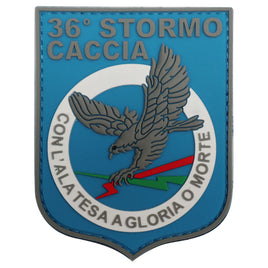 Patch Gommata 36° Stormo Caccia Aeronautica Militare Velcrata
