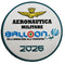 Patch Gommata 2º Edizione Mongolfiere Ballon Cup Aeronautica Militare Velcrata