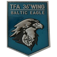 Patch gommata TFA 36 Wing Baltic Eagle Aeronautica Militare Velcrata