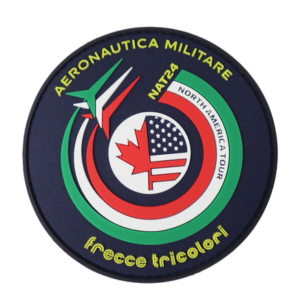 Patch Gommata NAT24 North America Frecce Tricolori Aeronautica Militare Velcrata