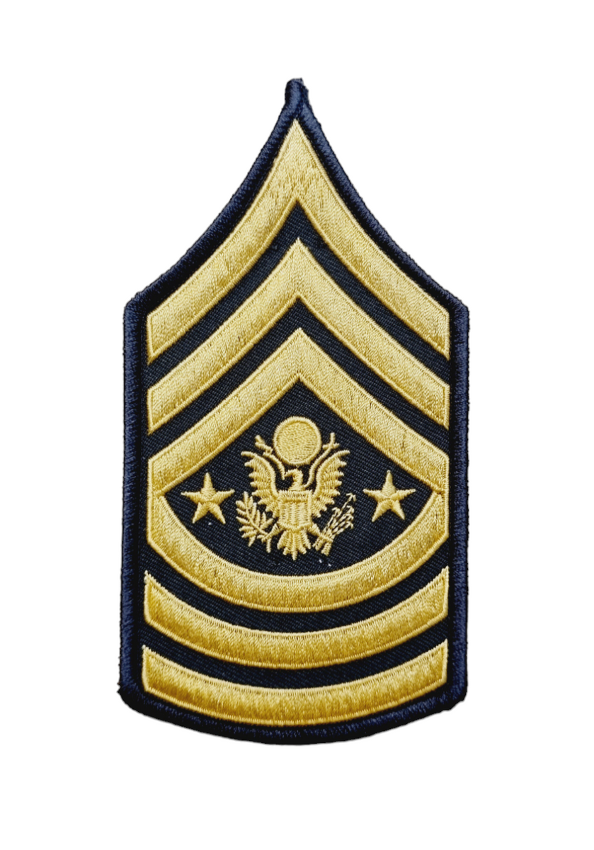 Military Grade Gallon Patch US Army Chief Sergeant Major| La Bottega ...