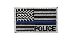 Patch Toppa Bandiera USA Thin Blue Line Police
