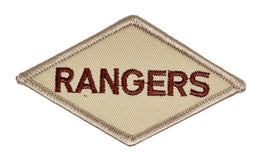 Patch Scritta Rangers U.S. Army Desert Storm
