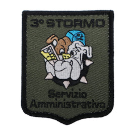 Patch 3° Stormo Servizio Amministrativo Aeronautica Militare Velcrata