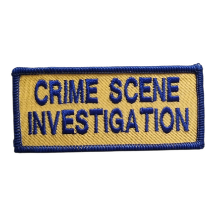 Patch Ricamata CSI Crime Scene Investigation termoadesiva