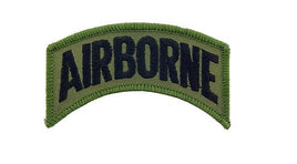 Patch Toppa Scritta 101° Divisione Paracadutisti Airborne US Army Verde