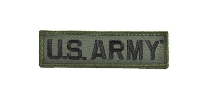 Patch Toppa Scritta US Army Verde