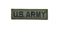 Patch Toppa Scritta US Army Verde