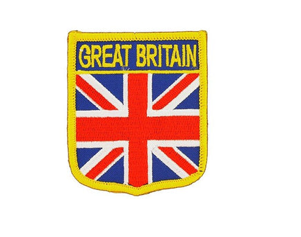 Patch bandiera scudetto Gran Bretagna termoadesiva