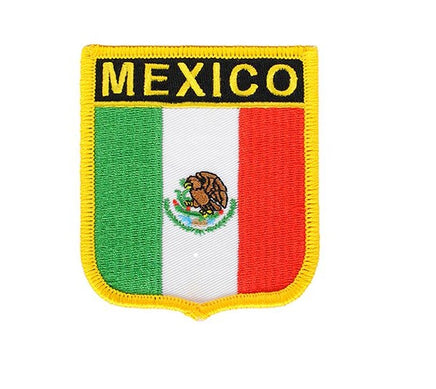 Patch bandiera scudetto Messico termoadesiva