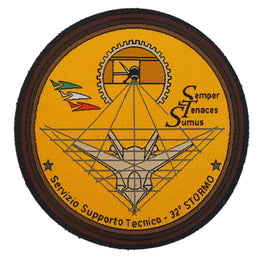 Patch 32º Stormo SST Servizio Supporto Tecnico Aeronautica Militare Velcrata