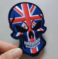 Patch Teschio Union Jack Stile Rebel Tactical Bandiera Inglese