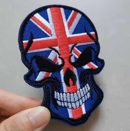 Patch Teschio Union Jack Stile Rebel Tactical Bandiera Inglese